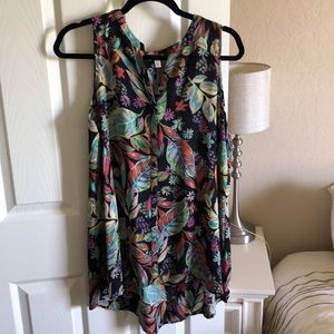 Tropical Print Tank